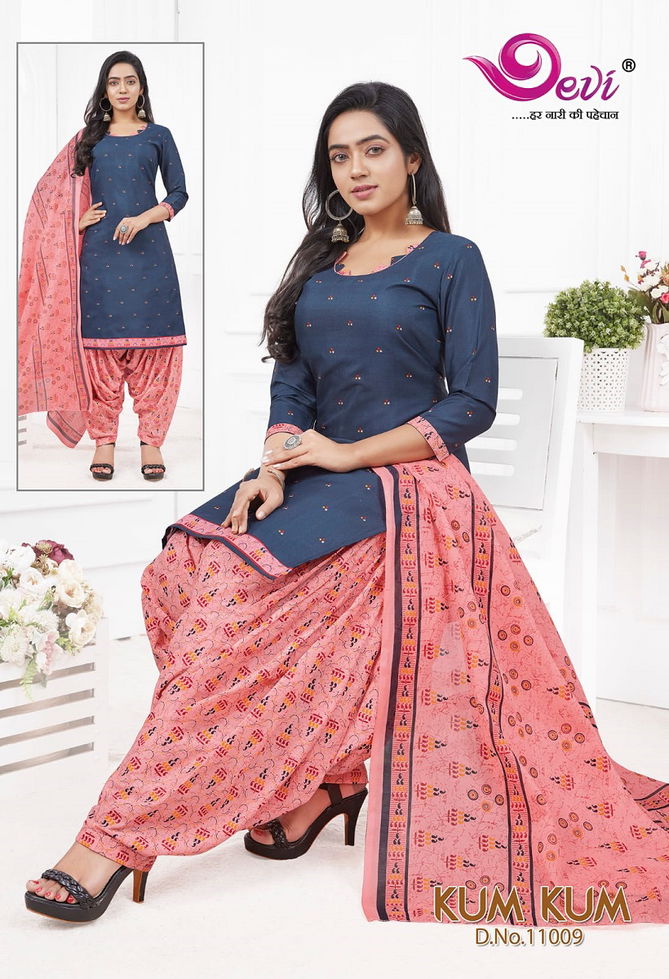 Devi Kumkum Vol 11 Cotton Patiala Readymade Dress Catalog 
